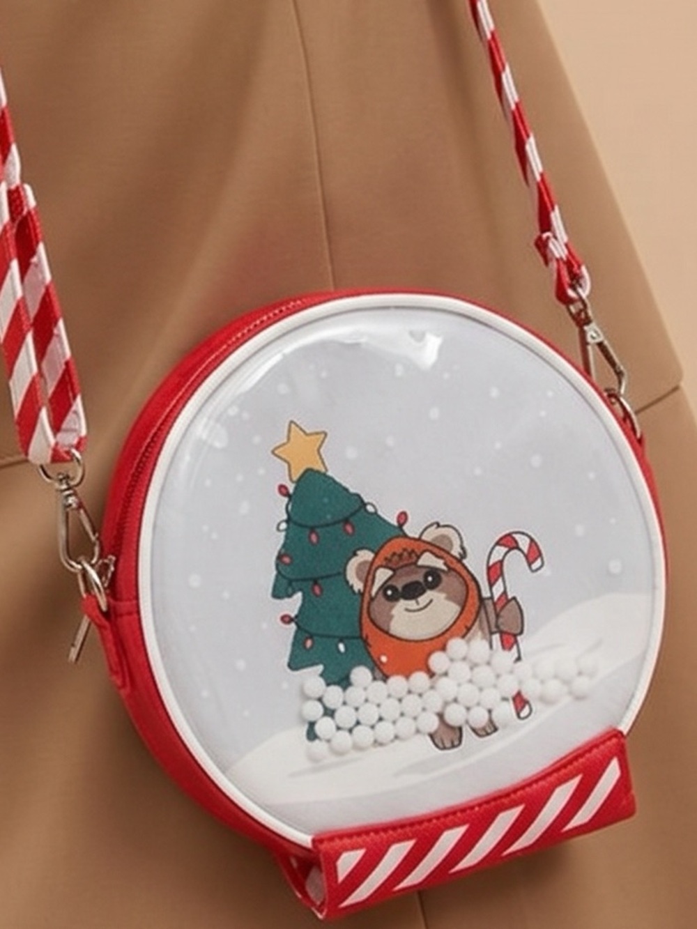 Loungefly Red Star Wars Round Crossbody Christmas holiday Christmas theme